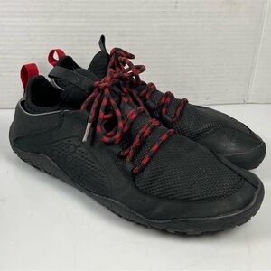 Vivobarefoot Primus Trek Black Leather Men's Shoes Size 10 EU 44 Barefoot Shoes